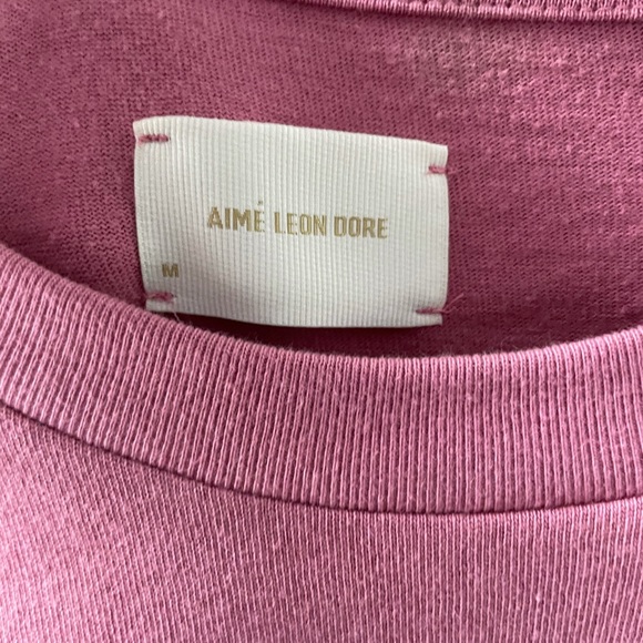 Aime Leon Dore Team Soccer Jersey Pink for Men